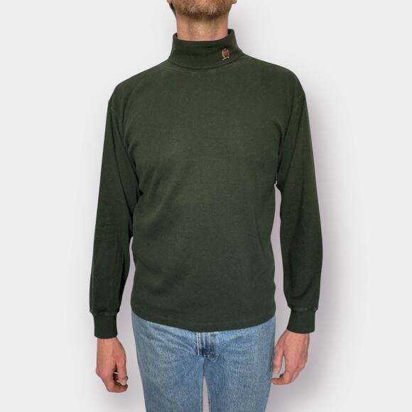 Y2K Tommy‎ Hilfiger Green Turtleneck - Picture 1 of 6
